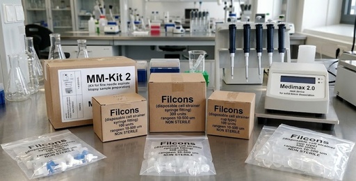 [151M47S] Filcons Max (disposable cell strainer cup type, 100 units) - 50 c tubes range between 30 and 100 um STERILE